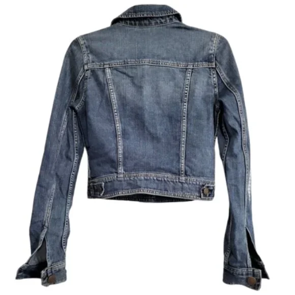 AMERICAN EAGLE Denim Blue Jean Jacket - Women's XS - Picture 2 of 5